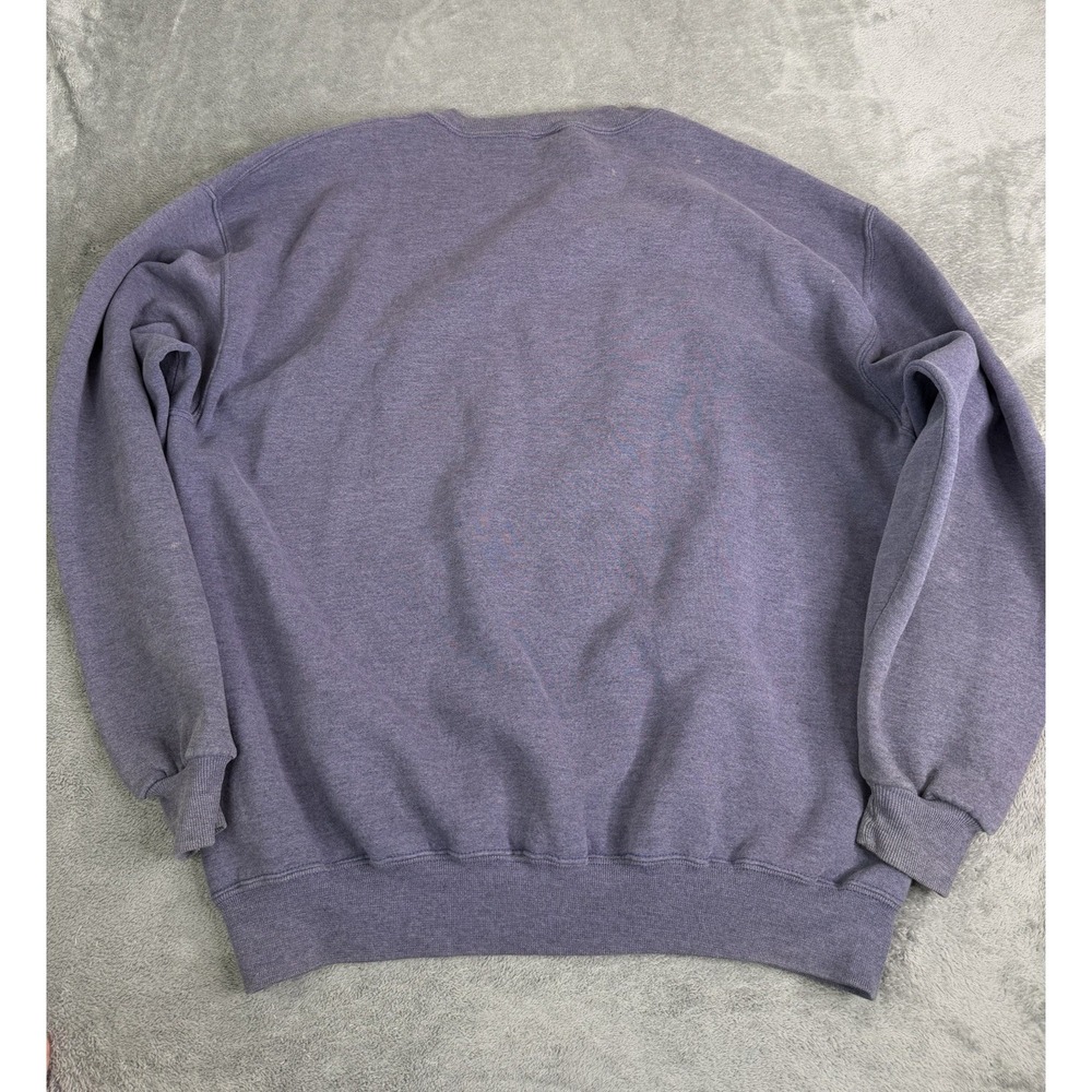 Vintage 90s Russell Athletic Sweatshirt Men's Size XL Tall Purple Made In USA - Picture 2 of 9